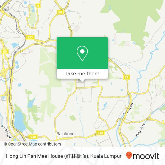 Peta Hong Lin Pan Mee House (红林板面)