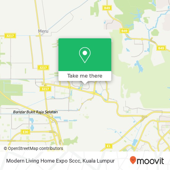 Modern Living Home Expo Sccc map