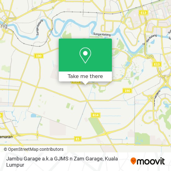 Jambu Garage a.k.a GJMS n Zam Garage map