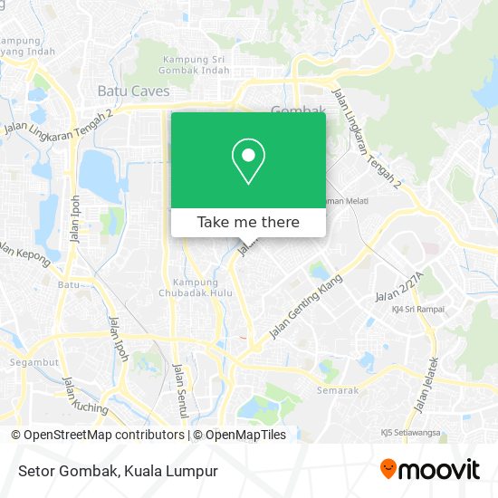 Setor Gombak map