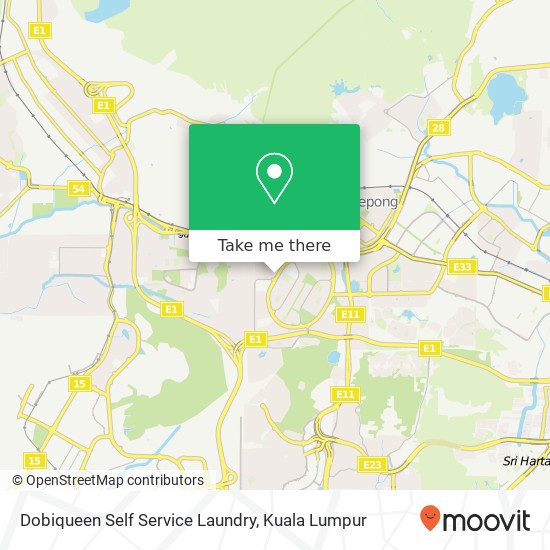 Dobiqueen Self Service Laundry map