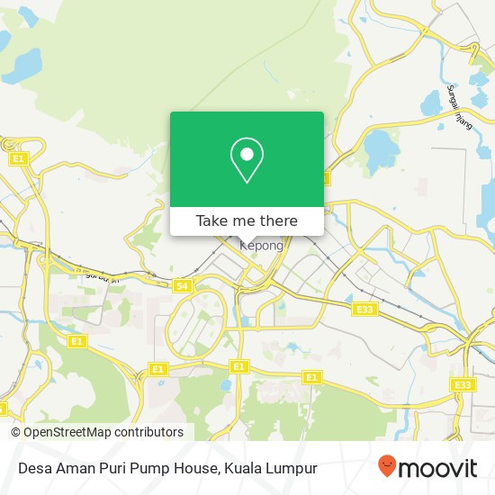 Desa Aman Puri Pump House map