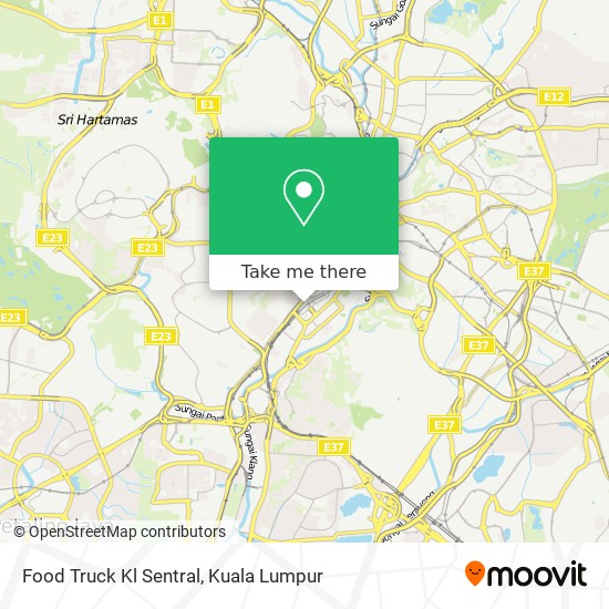 Food Truck Kl Sentral map