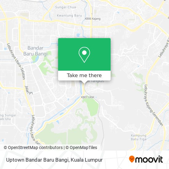 Uptown Bandar Baru Bangi map