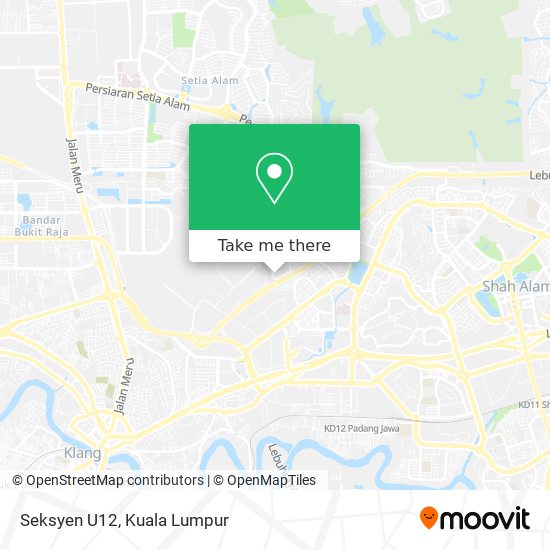 Seksyen U12 map