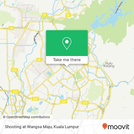 Shooting at Wangsa Maju map