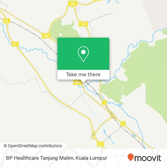 Peta BP Healthcare Tanjung Malim