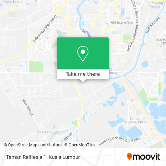 Taman Rafflesia 1 map
