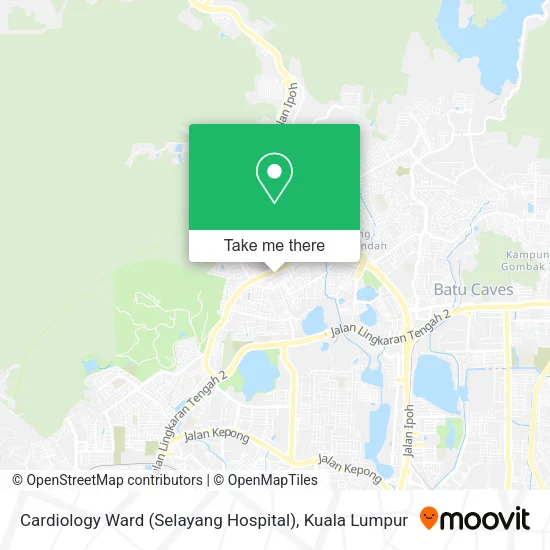 Cardiology Ward (Selayang Hospital) map