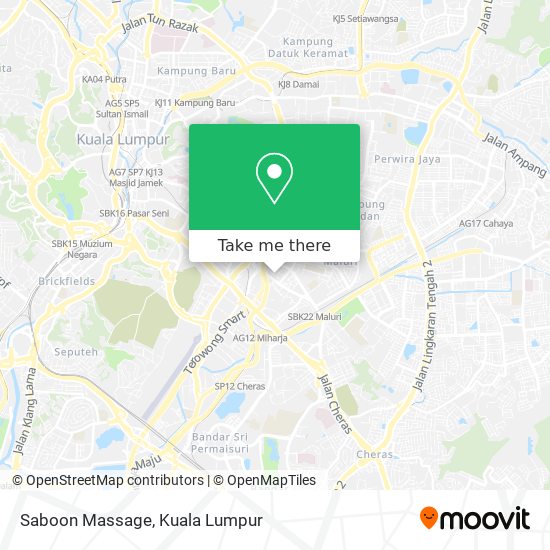 Saboon Massage map