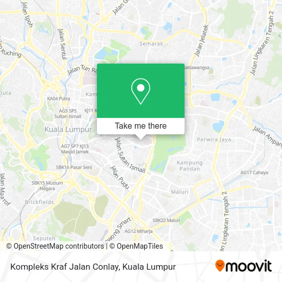Kompleks Kraf Jalan Conlay map