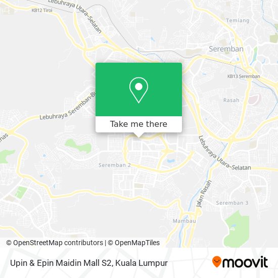 Peta Upin & Epin Maidin Mall S2