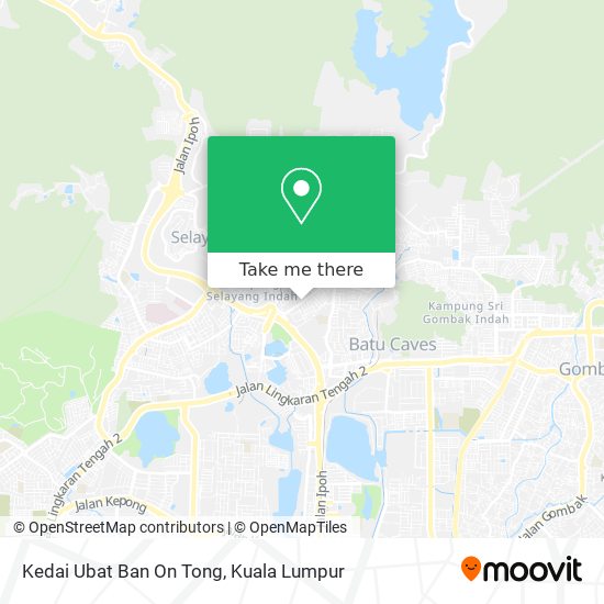 Peta Kedai Ubat Ban On Tong