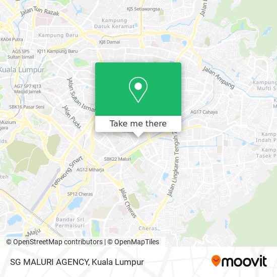 SG MALURI AGENCY map