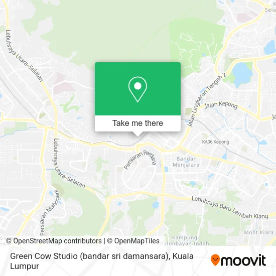 Green Cow Studio (bandar sri damansara) map