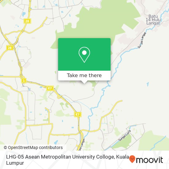 LHG-05 Asean Metropolitan University Colloge map