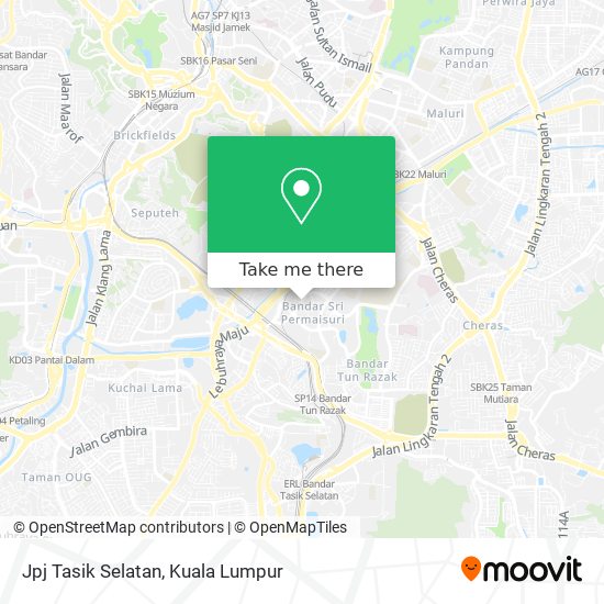 Jpj Tasik Selatan map