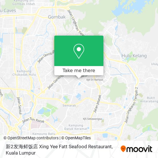 新2发海鲜饭店 Xing Yee Fatt Seafood Restaurant map