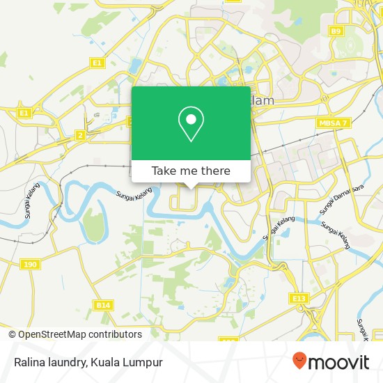 Ralina laundry map