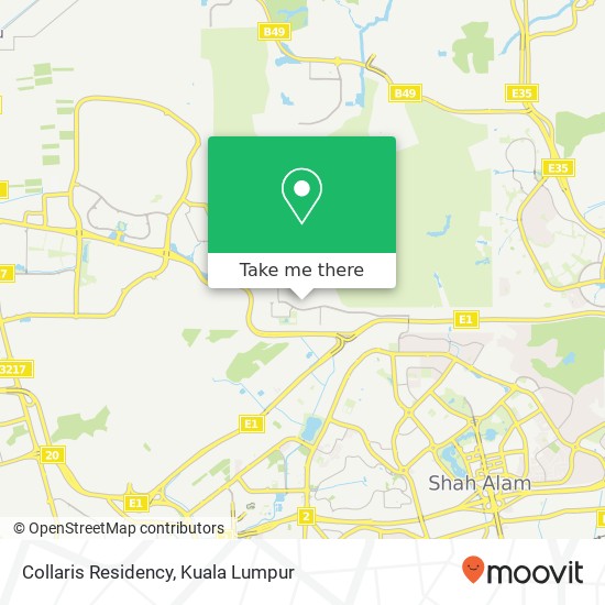 Collaris Residency map