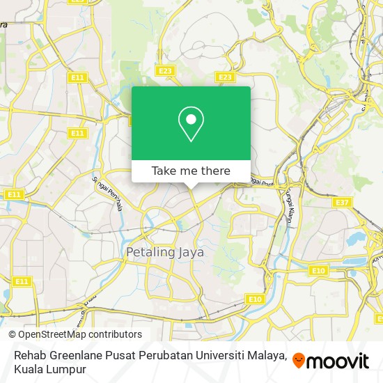 Rehab Greenlane Pusat Perubatan Universiti Malaya map