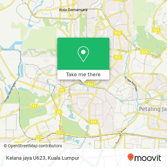 Kelana jaya U623 map