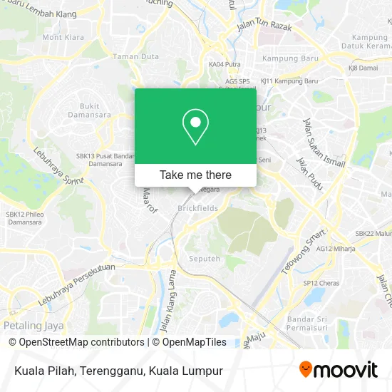Peta Kuala Pilah, Terengganu