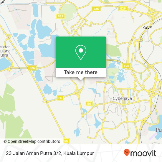 23 Jalan Aman Putra 3/2 map