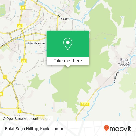 Bukit Saga Hilltop map