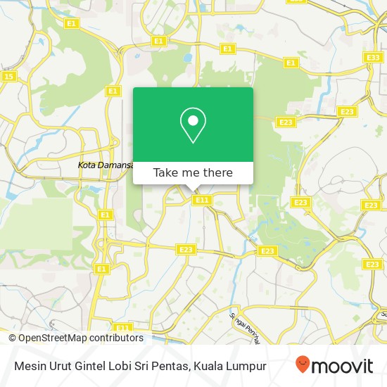 Mesin Urut Gintel Lobi Sri Pentas map