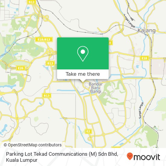 Parking Lot Tekad Communications (M) Sdn Bhd map