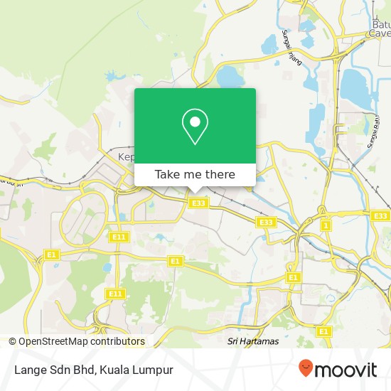 Lange Sdn Bhd map