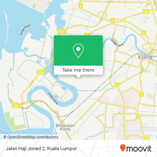 Jalan Haji Joned 2 map