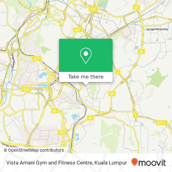 Vista Amani Gym and Fitness Centre map