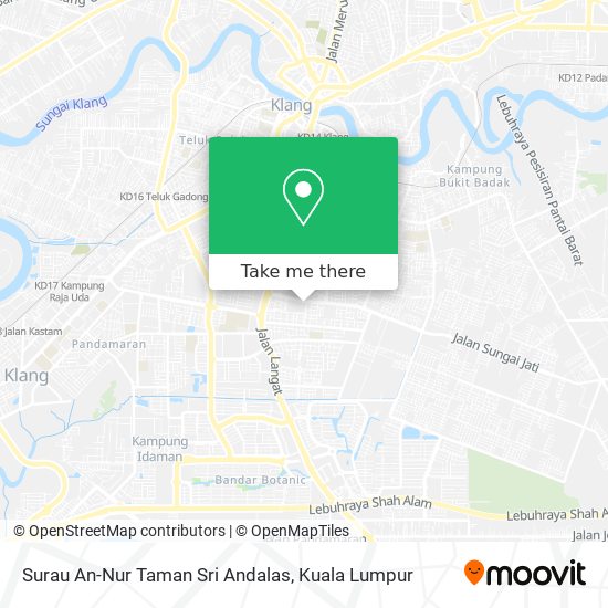 Surau An-Nur Taman Sri Andalas map
