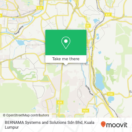 BERNAMA Systems and Solutions Sdn Bhd map