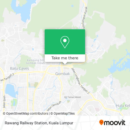 Rawang Railway Station map