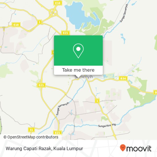 Warung Capati Razak map