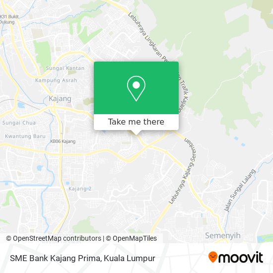 SME Bank Kajang Prima map