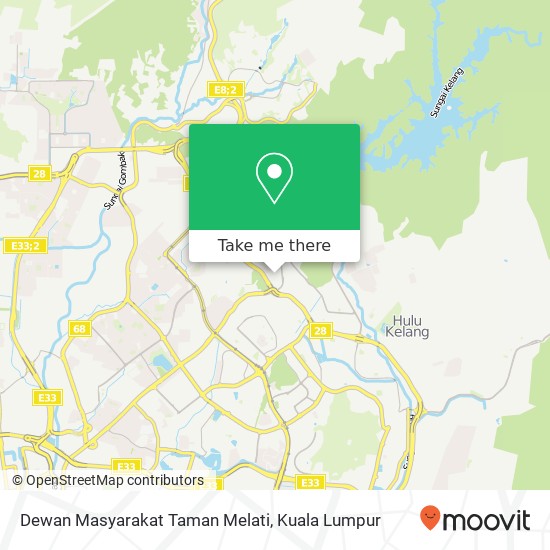 Dewan Masyarakat Taman Melati map