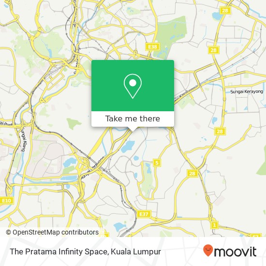 Peta The Pratama Infinity Space