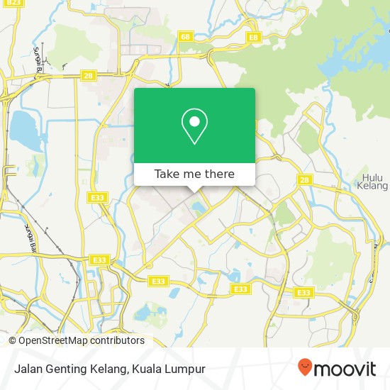 Peta Jalan Genting Kelang