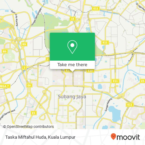 Taska Miftahul Huda map