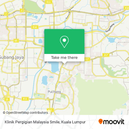 Peta Klinik Pergigian Malaysia Smile