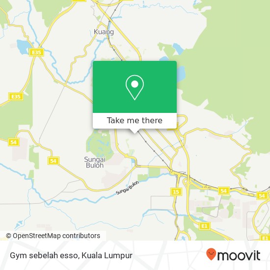 Peta Gym sebelah esso