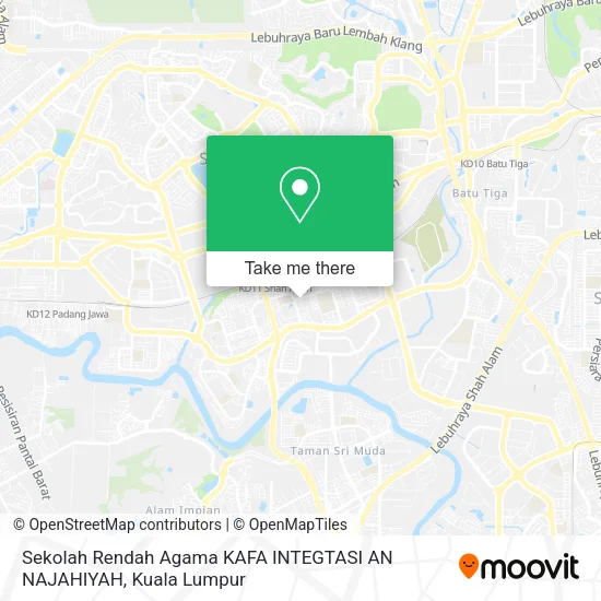 Sekolah Rendah Agama KAFA INTEGTASI AN NAJAHIYAH map