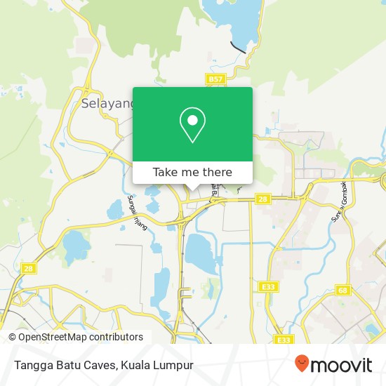 Tangga Batu Caves map