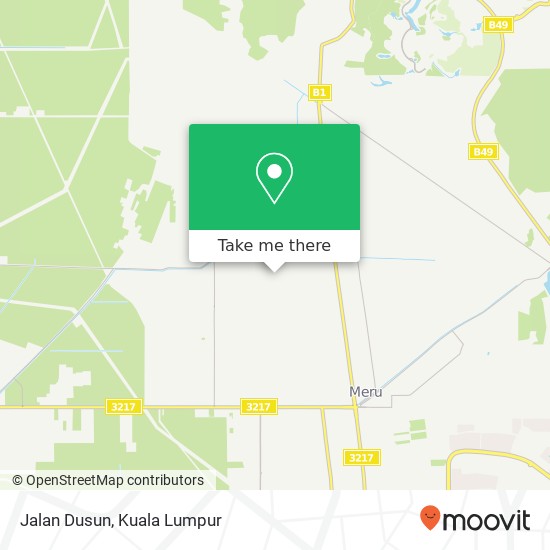 Jalan Dusun map