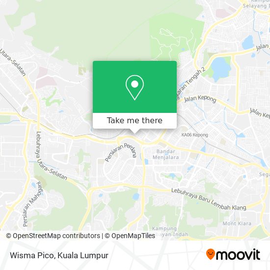 Wisma Pico map