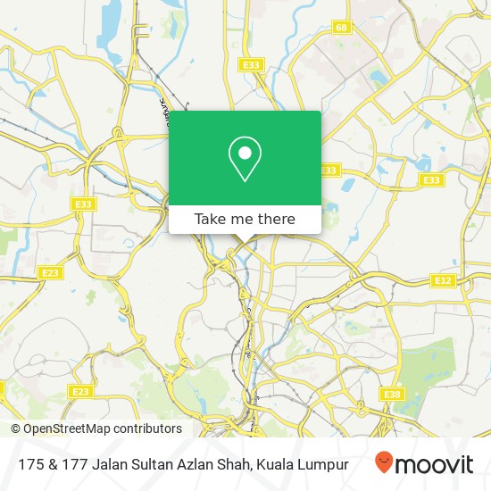 Peta 175 & 177 Jalan Sultan Azlan Shah